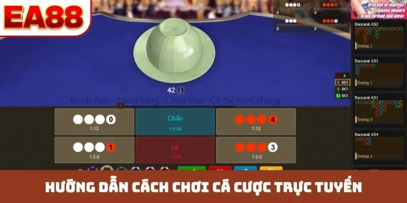 Hướng dẫn cách chơi cá cược trực tuyến