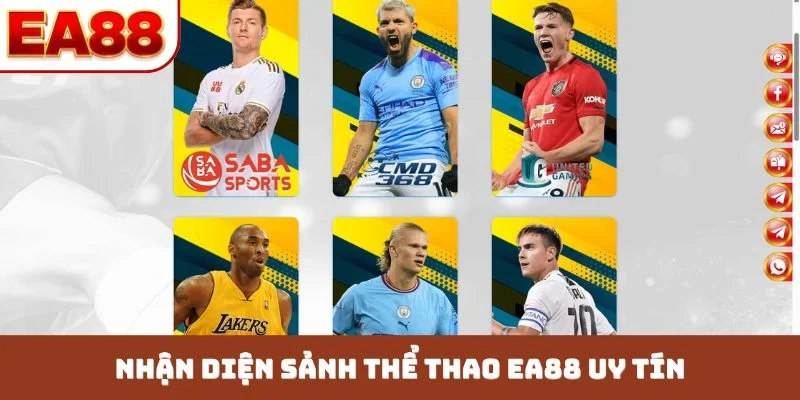 Nhận diện sảnh thể thao EA88 uy tín